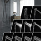 INAVAMZ 2-in-1 Shower Head with Handheld Combo, Rainfall Shower Head and 9 Spray Settings Hand Held Shower Head with Hose