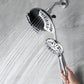 INAVAMZ 2-in-1 Shower Head with Handheld Combo, Rainfall Shower Head and 9 Spray Settings Hand Held Shower Head with Hose