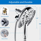 INAVAMZ 2-in-1 Shower Head with Handheld Combo, Rainfall Shower Head and 9 Spray Settings Hand Held Shower Head with Hose