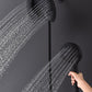 INAVAMZ 2-in-1 Shower Head with Handheld Combo, Rainfall Shower Head and 9 Spray Settings Hand Held Shower Head with Hose
