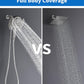 INAVAMZ 2-in-1 Shower Head with Handheld Combo, Rainfall Shower Head and 9 Spray Settings Hand Held Shower Head with Hose