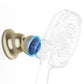 INAVAMZ 12" Rain Shower Head and Handheld Combo, 360° Adjustable Wall Mount, 3+8+1 Spray Modes, Magnetic Dock, Power Jet, 60" Hose,Gold