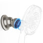 INAVAMZ 12" Rain Shower Head and Handheld Combo, 360° Adjustable Wall Mount, 3+8+1 Spray Modes, Magnetic Dock, Power Jet, 60" Hose,Nickel