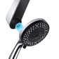 INAVAMZ 12" High Pressure Rainfall Shower Head with Detachable Handheld Set, 60" Hose, 9 Spray Setting,Silver Chrome