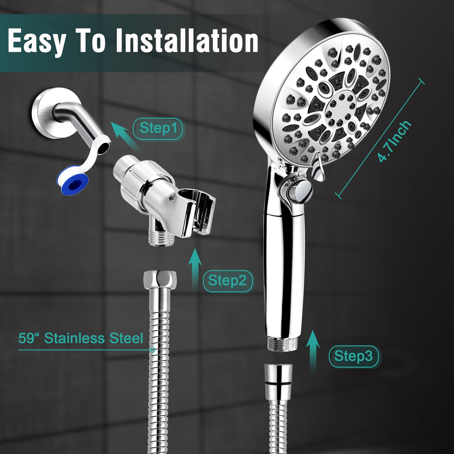 Shower Head Filter for Hard Water